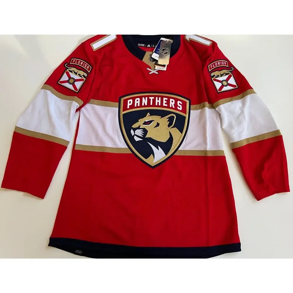 Adidas Florida Panthers Jonathan Huberdeau Jersey HB6672 Men's Size 46